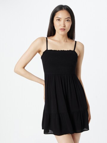 HOLLISTER Summer dress in Black: front