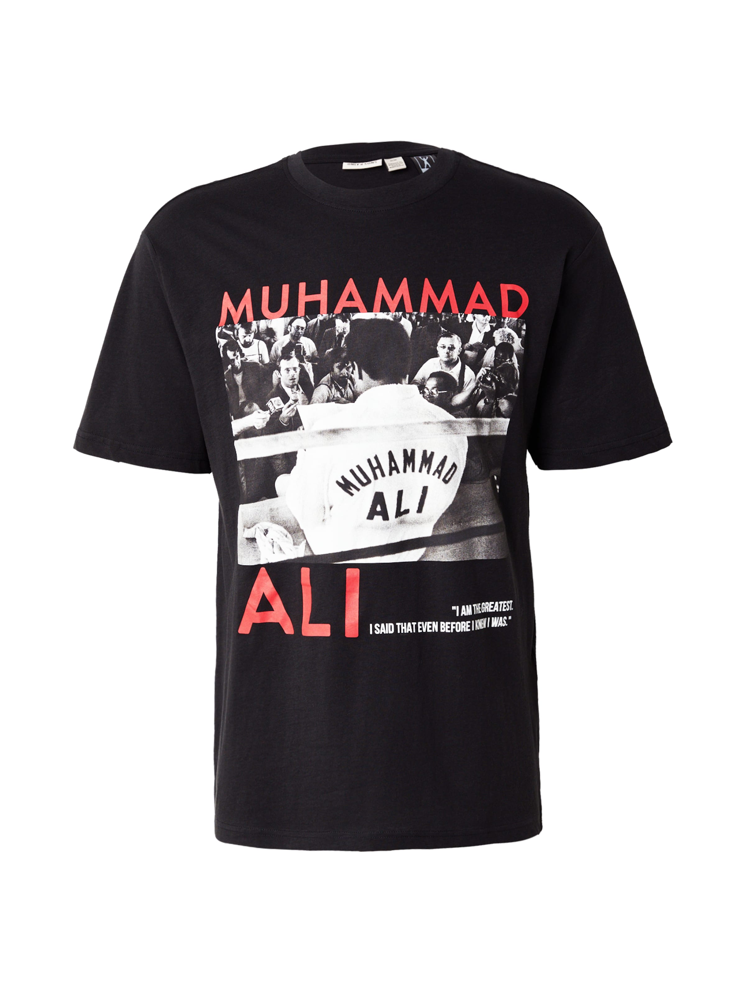 Only & Sons Tričko 'ONSMUHAMMAD ALI' - Čierna: predná strana