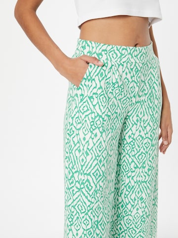 ICHI Loosefit Broek 'Kate' in Groen