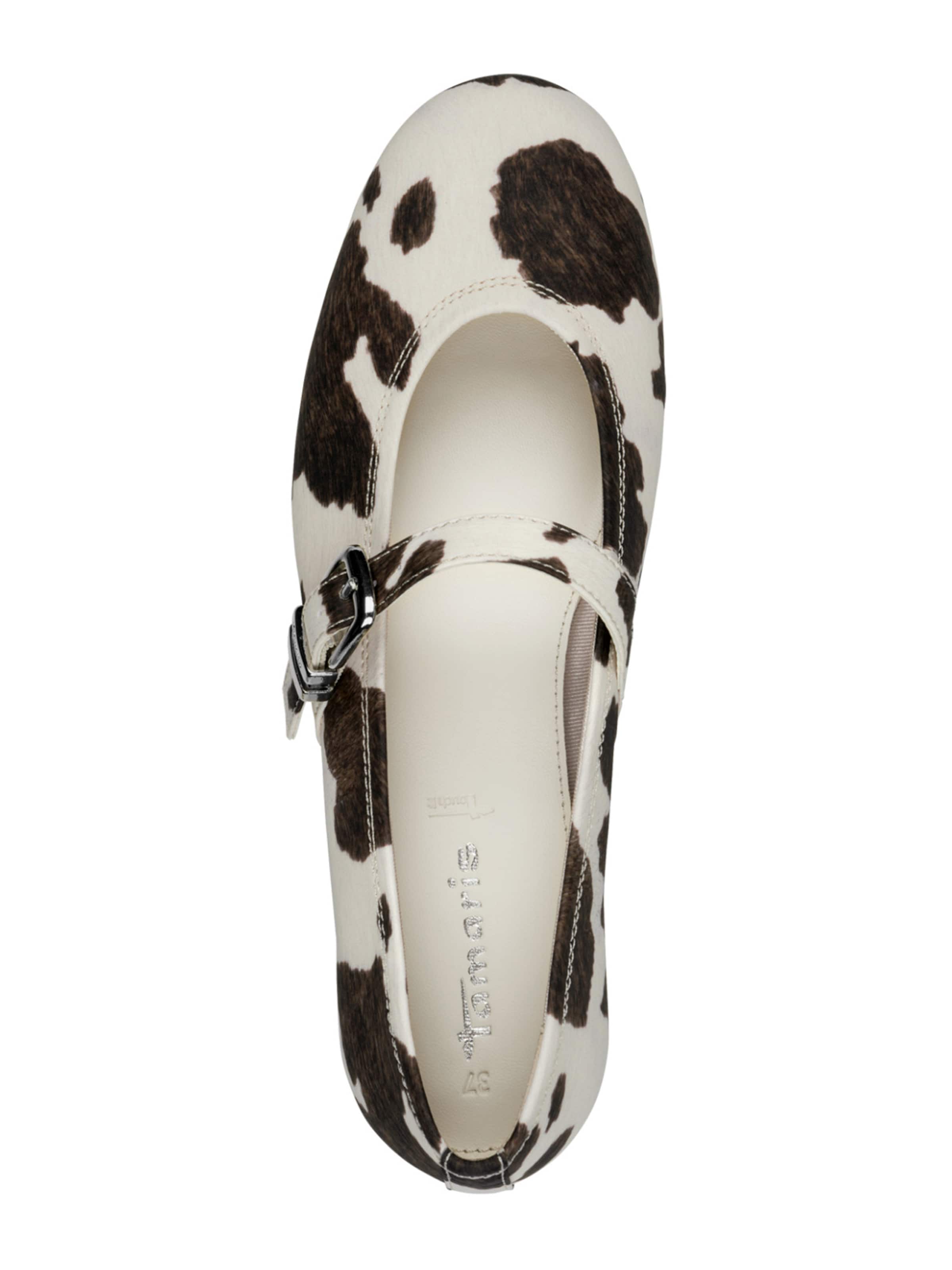 Ballerines à lanières Tamaris en blanc