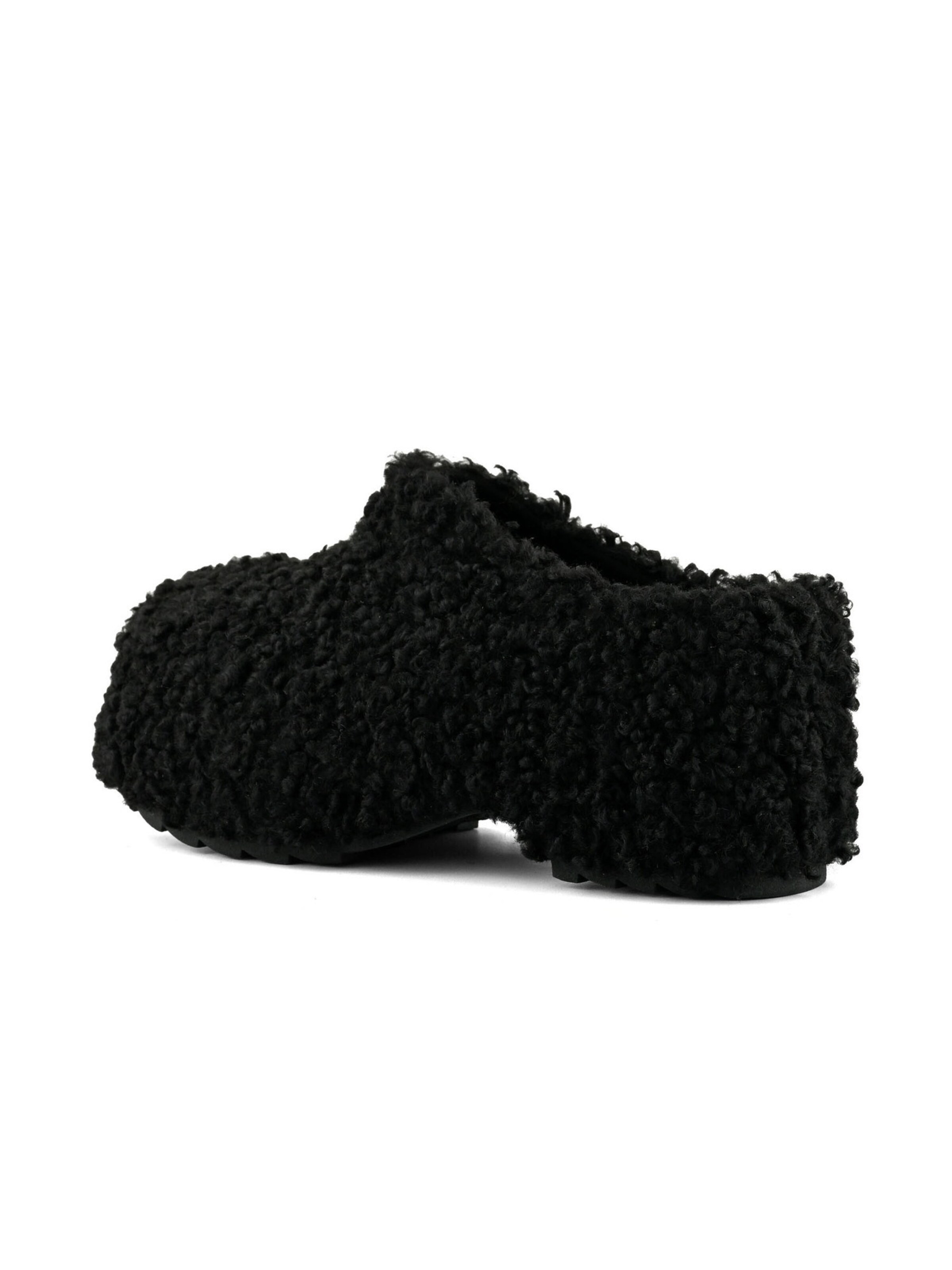 COLORS OF CALIFORNIA - Socas ' Teddy fur clog ' em preto: atrás