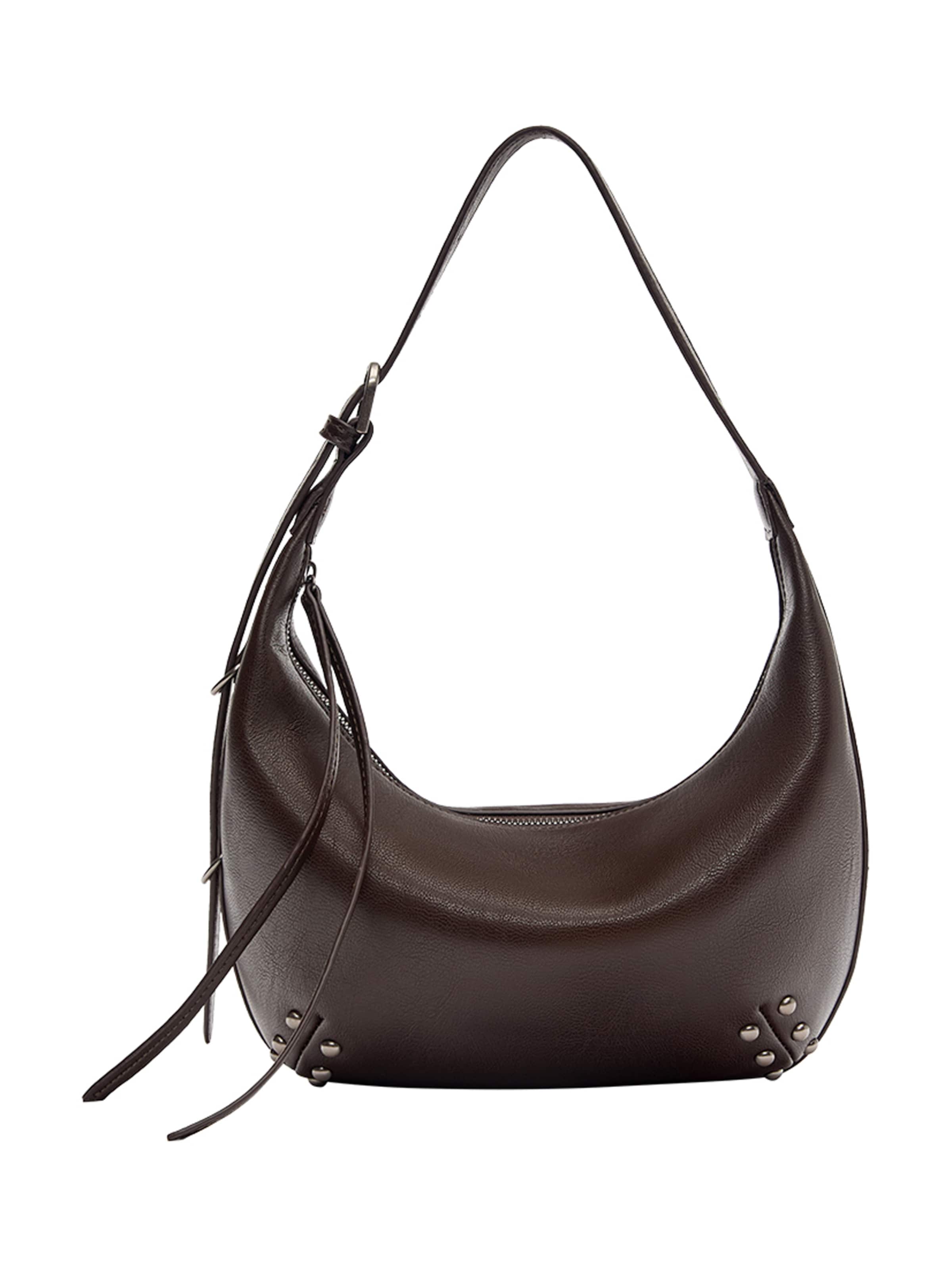 Pull&Bear Skuldertaske i brun: forside