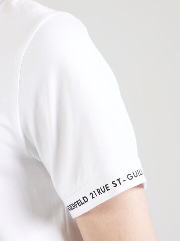 Karl Lagerfeld Μπλουζάκι σε λευκό