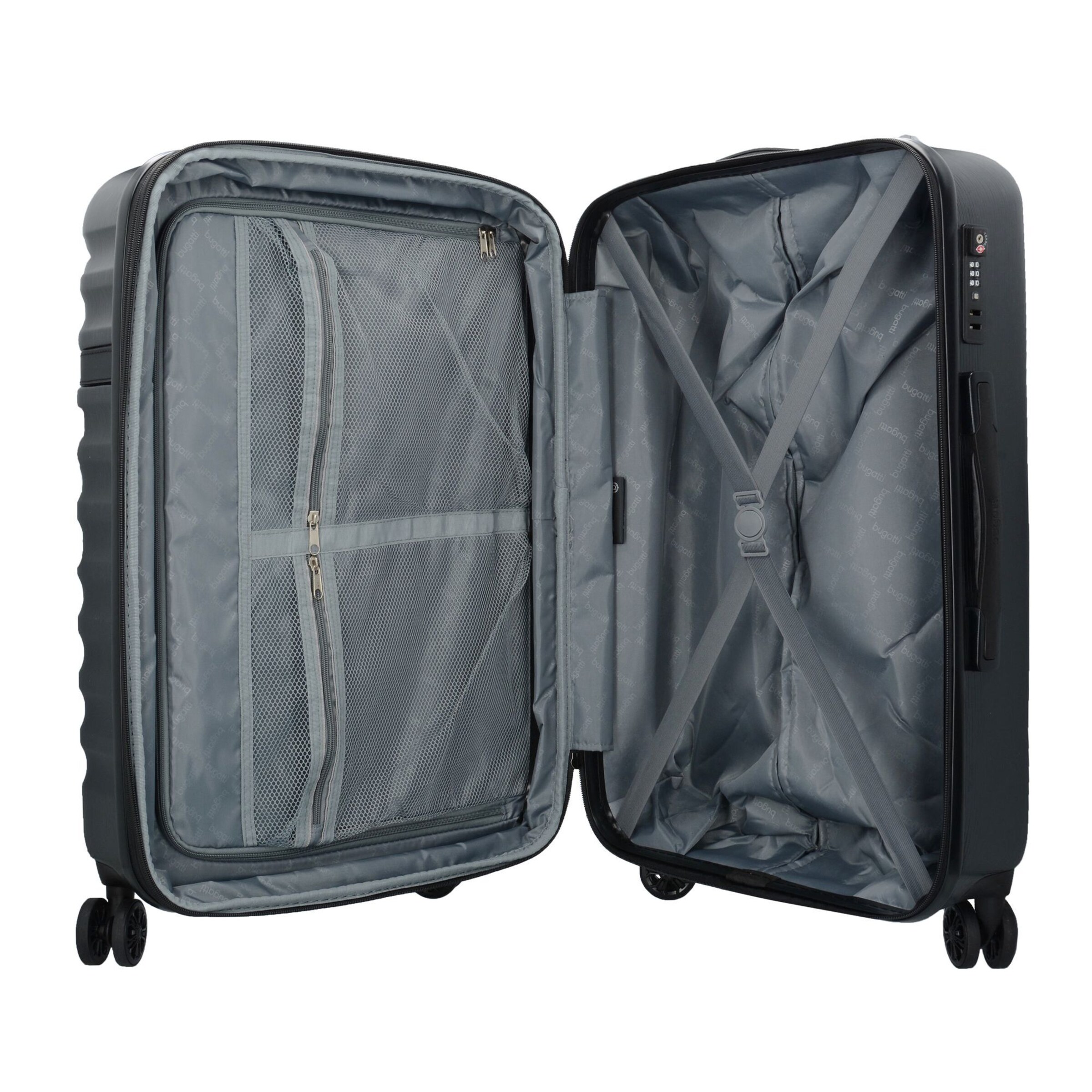 Set di valigie 'Corium' di bugatti in nero