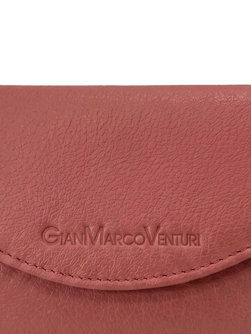 Portamonete 'Portafoglio donna vera pelle Gianmarco Venturi bottone zip' di GianMarco Venturi in marrone
