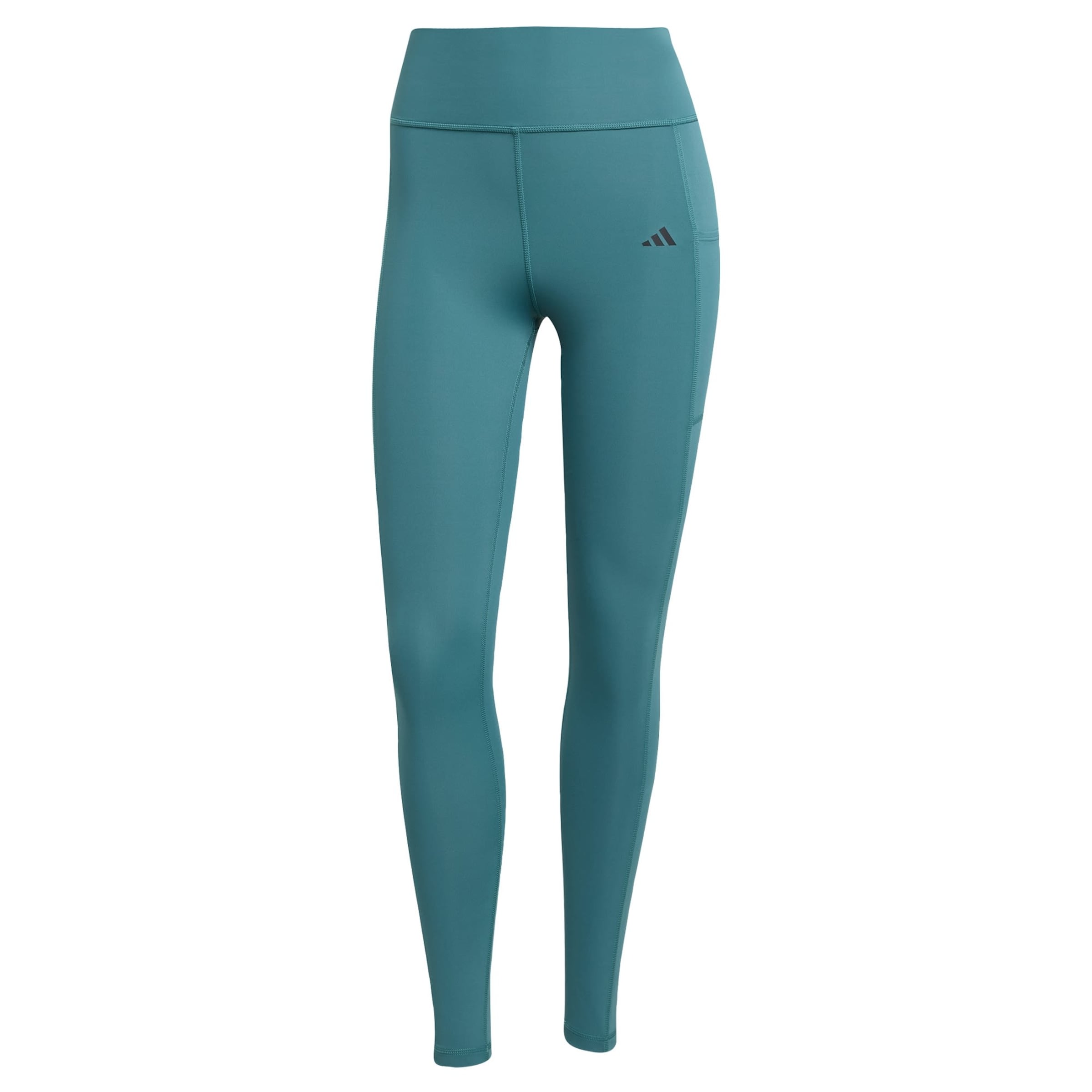 ADIDAS PERFORMANCE Skinny Sports trousers 'Optime Stash' in Green: front