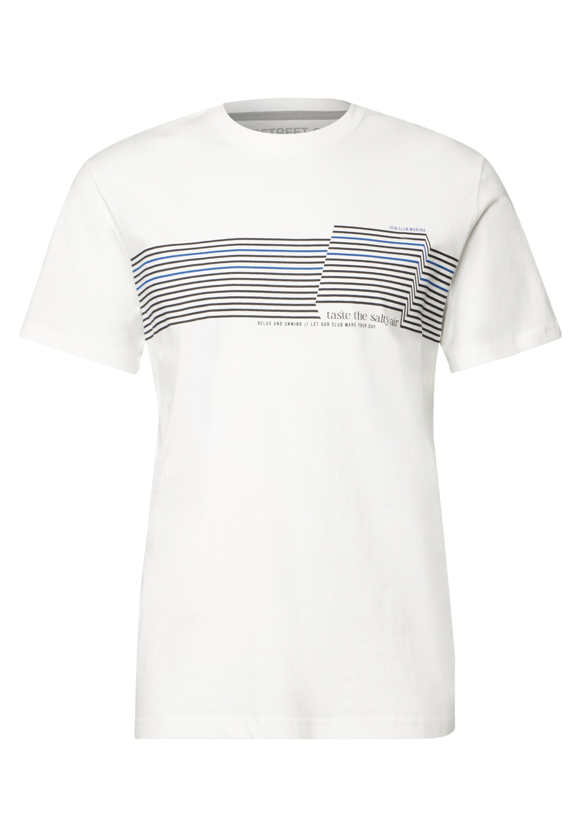 Street One MEN T-Shirt in Weiß: Vorderseite