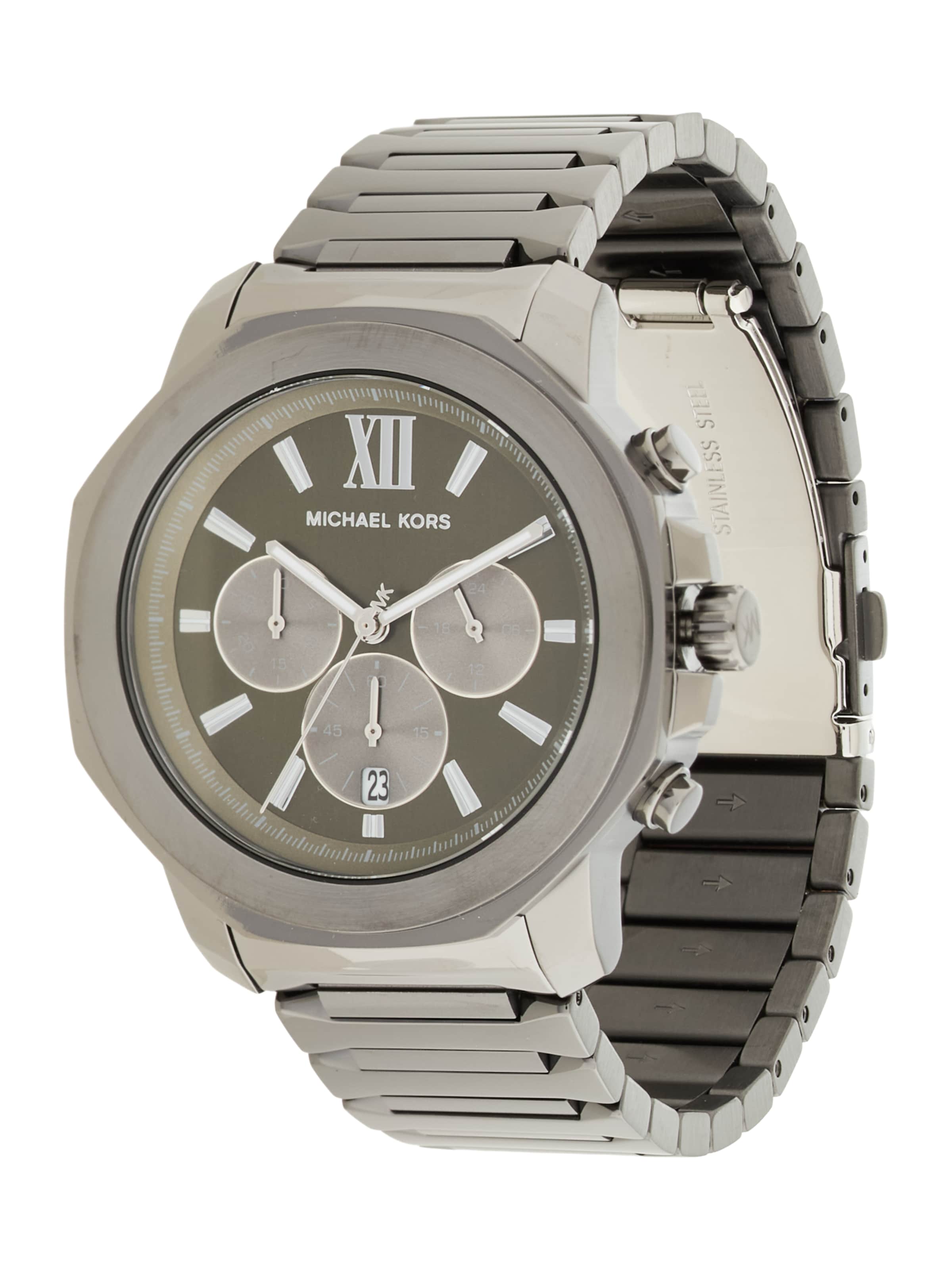 ezüstszürke Michael Kors Analóg órák 'PRESCOTT' - One Size, Termék nézet