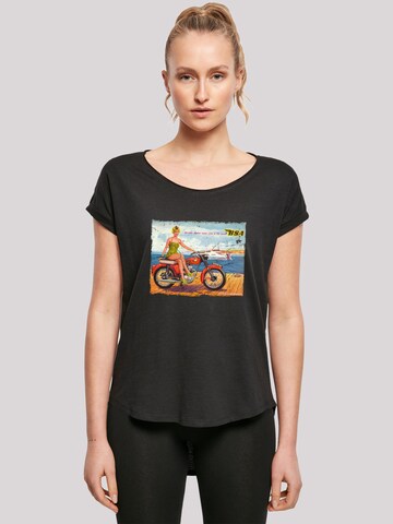 T-shirt F4NT4STIC en noir : devant