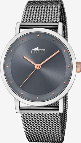 Lotus Uhr in Grau: predná strana