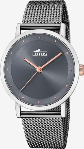 Lotus Analog Watch in Grey: front