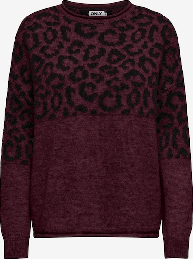 ONLY Pullover 'ONLJADE' in XS in rot / schwarz, Produktansicht