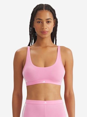 Bustier Soutien-gorge ' Sport Active Essentials ' ADIDAS SPORTSWEAR en rose : devant