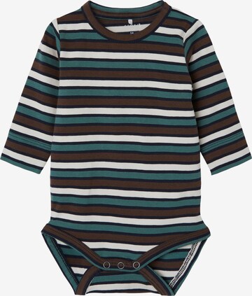 Tutina / body per bambino 'LASSIR' di NAME IT in marrone: frontale