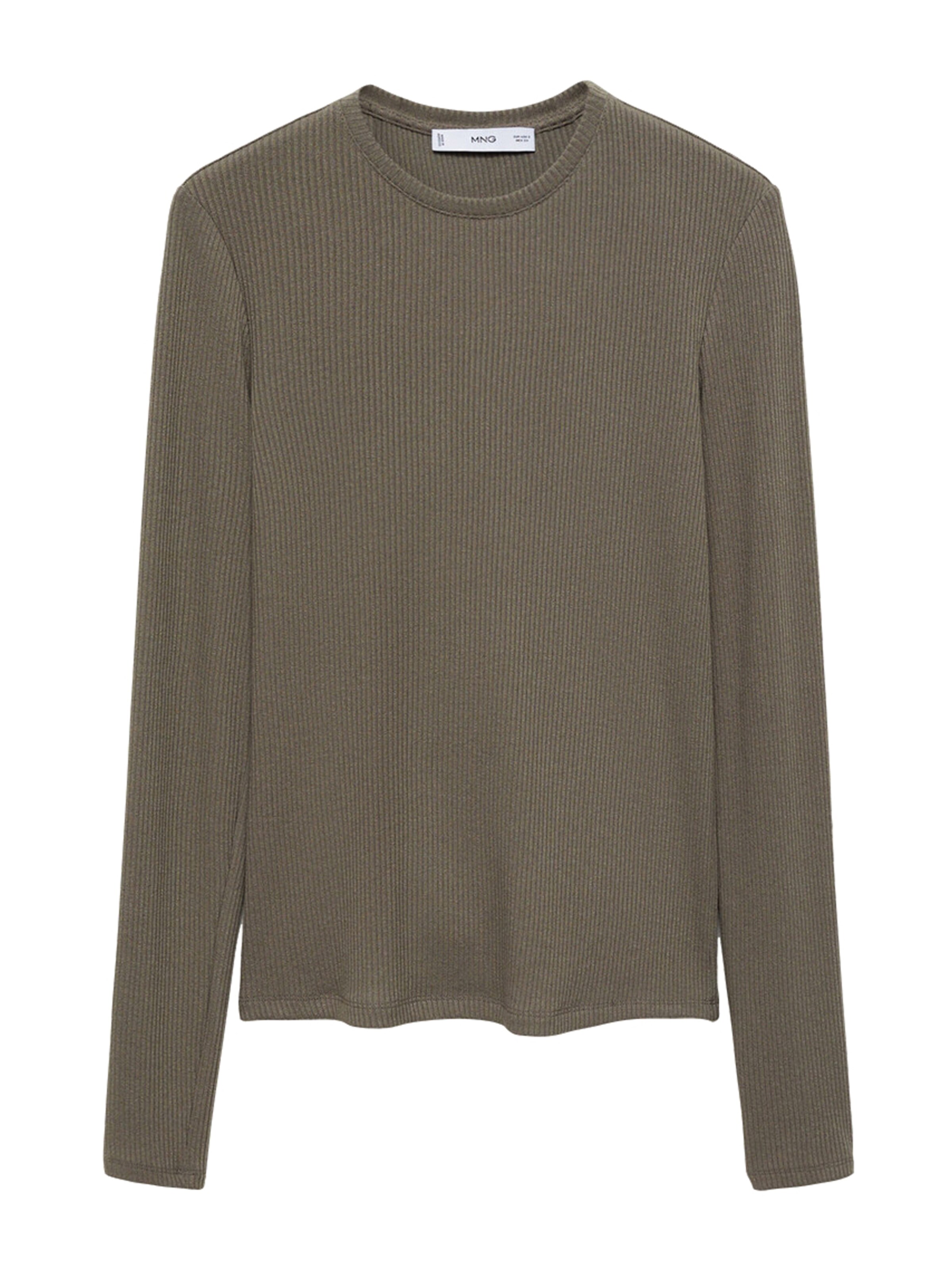 MANGO Тениска 'Liloca' в зелено: отпред