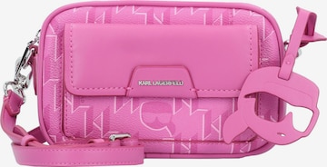 Karl Lagerfeld Skuldertaske 'Ikonik 2.0' i pink: forside