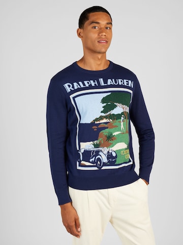 Polo Ralph Lauren Pulóver - kék: elől