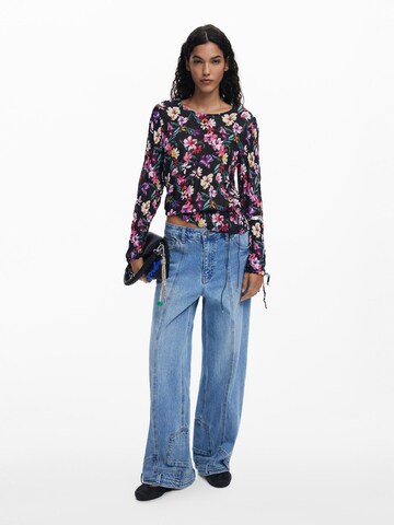 Desigual - Blusa en negro