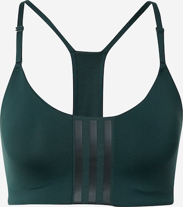 Bustieră Sutien sport 'Aeroimpact Light-Support' de la ADIDAS SPORTSWEAR pe verde: față