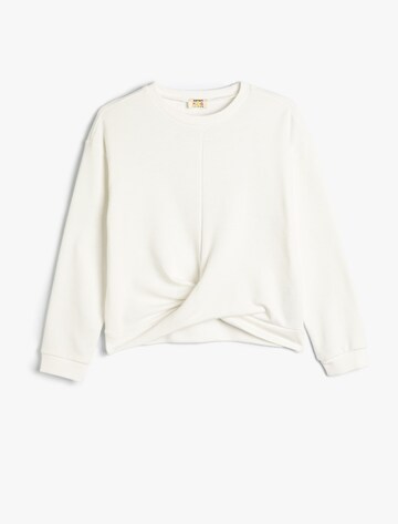 Koton Sweatshirt in Wit: voorkant