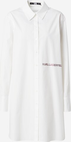 Karl Lagerfeld Bluza 'IKONIK' | bela barva: sprednja stran