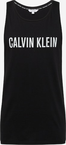 Calvin Klein Swimwear Shirt in Zwart: voorkant