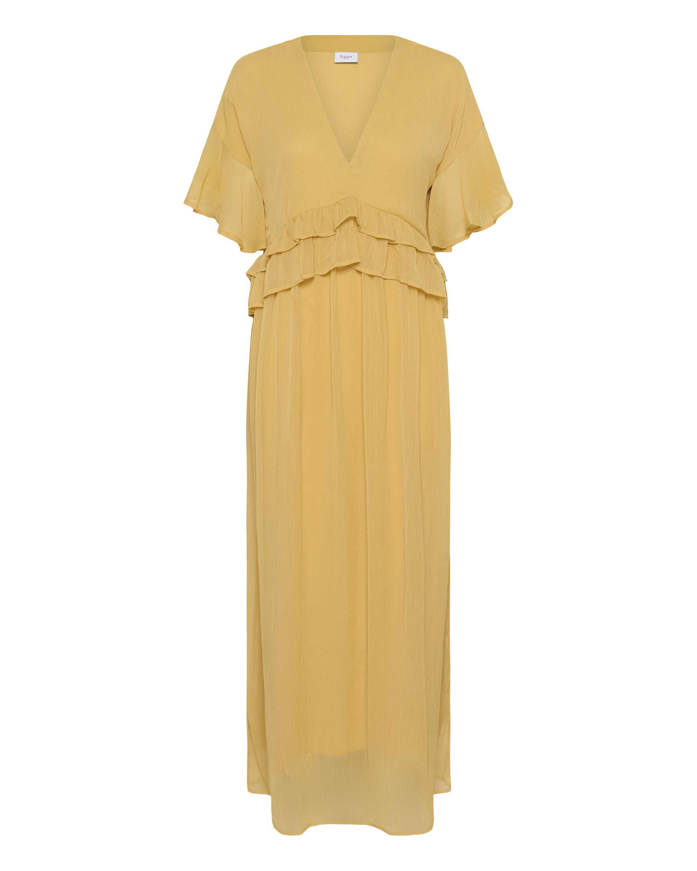 Robe 'Lindzy' SAINT TROPEZ en jaune : devant