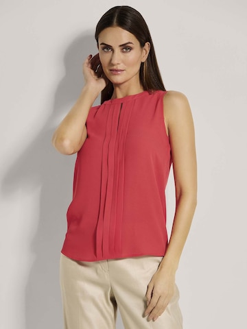 MADELEINE Blouse in Rood: voorkant