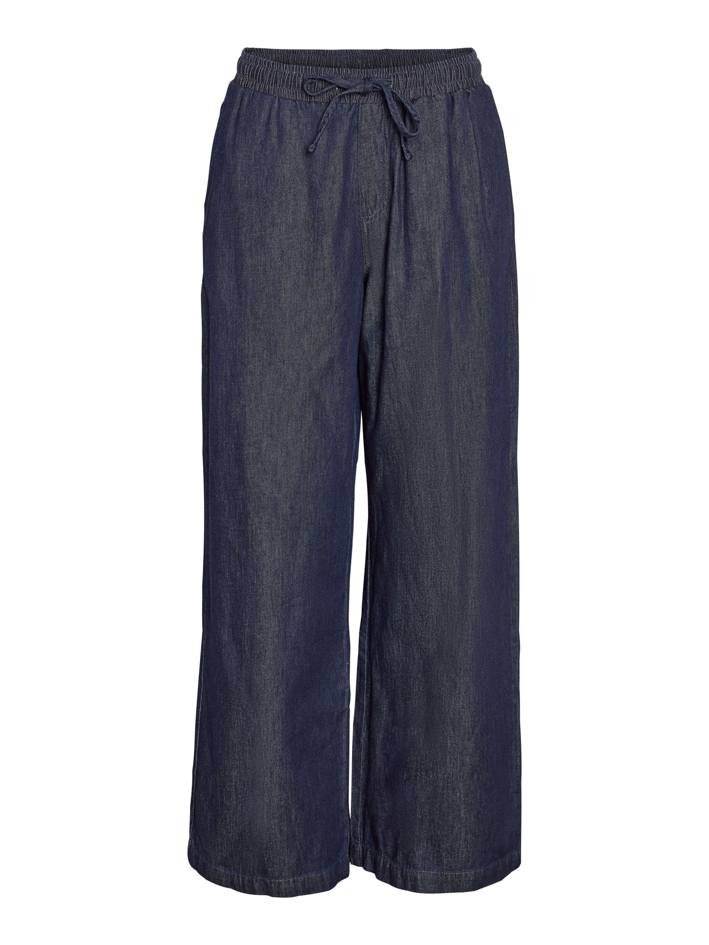 Wide leg Pantaloni 'NMEnza' di Noisy may in blu: frontale
