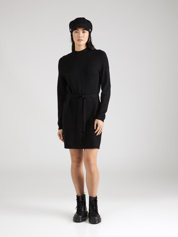 ONLY Knit dress 'LEVA' in Black: front