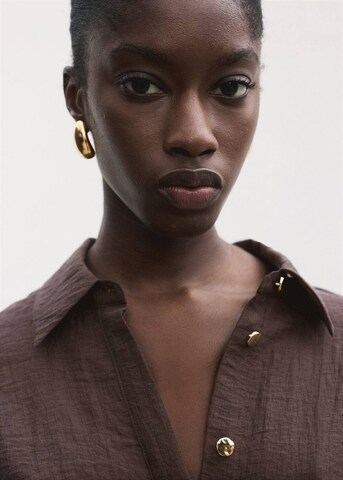 MANGO Bluse 'Safari-a' in Braun