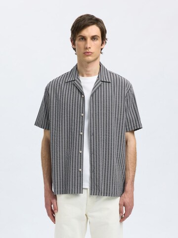 SELECTED Comfort Fit Hemd 'SLHAce' in Blau: Vorderseite