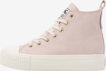 BRITISH KNIGHTS Korkeavartiset tennarit 'KAYA' värissä vaaleanpunainen: etupuoli