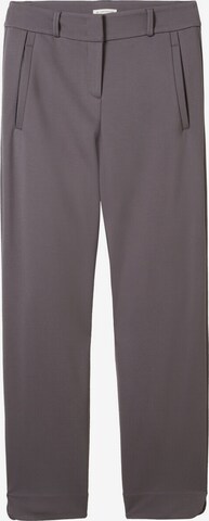 Pantalon chino 'Mia' TOM TAILOR en gris : devant