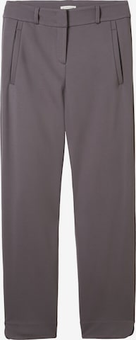 Pantalon chino 'Mia' TOM TAILOR en gris : devant