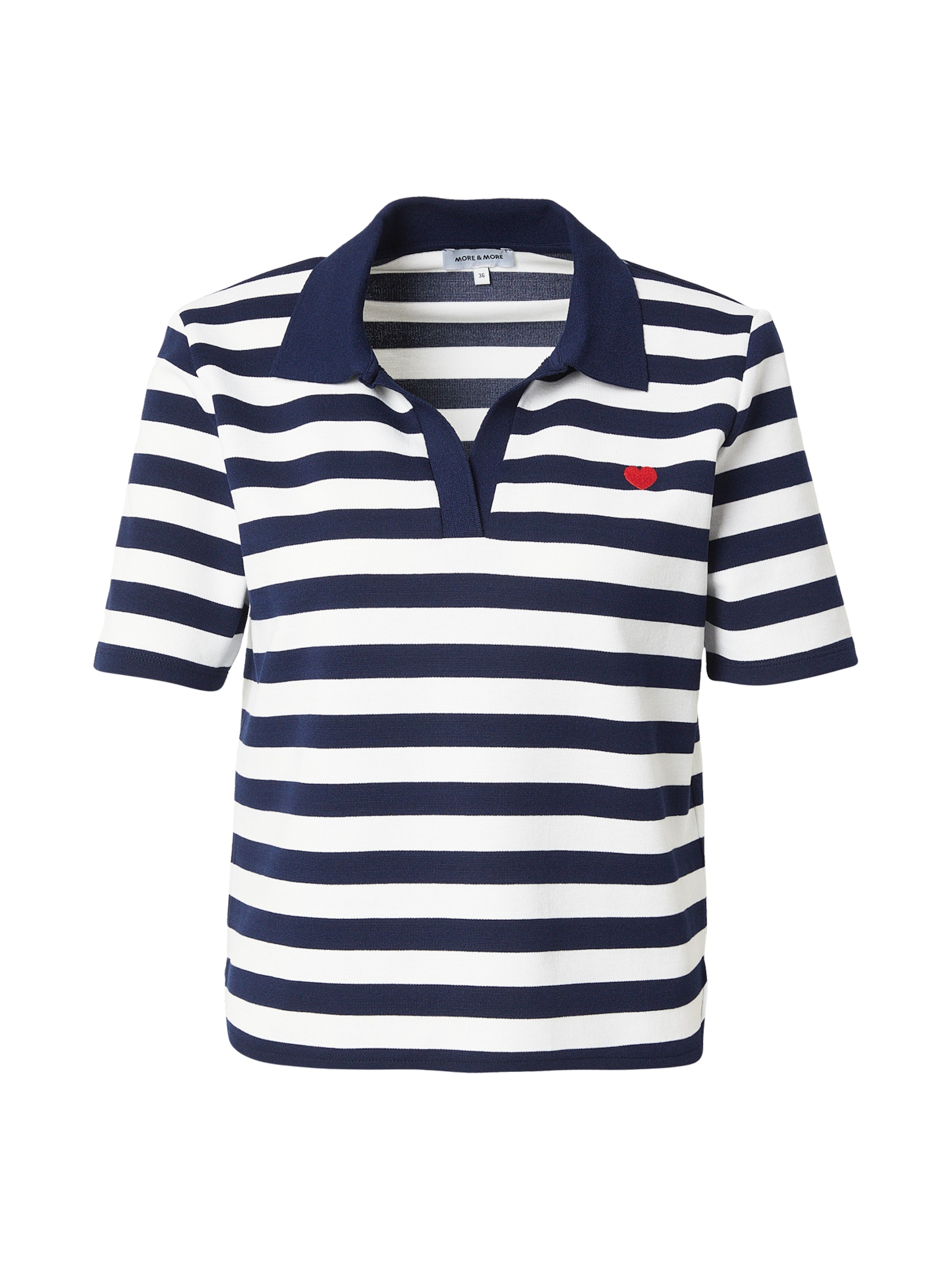 T-shirt MORE & MORE en mélange de couleurs : devant