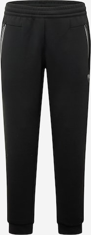 Regular Pantaloni de la EA7 Emporio Armani pe negru: față