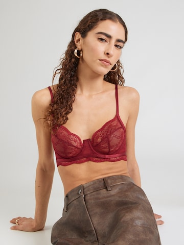 Hunkemöller Σουτιέν 'ISABELLE' σε κόκκινο: μπροστά