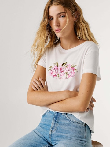 T-shirt 'MAHINA' Pepe Jeans en blanc