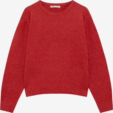 Pull&Bear Trui in Rood: voorkant