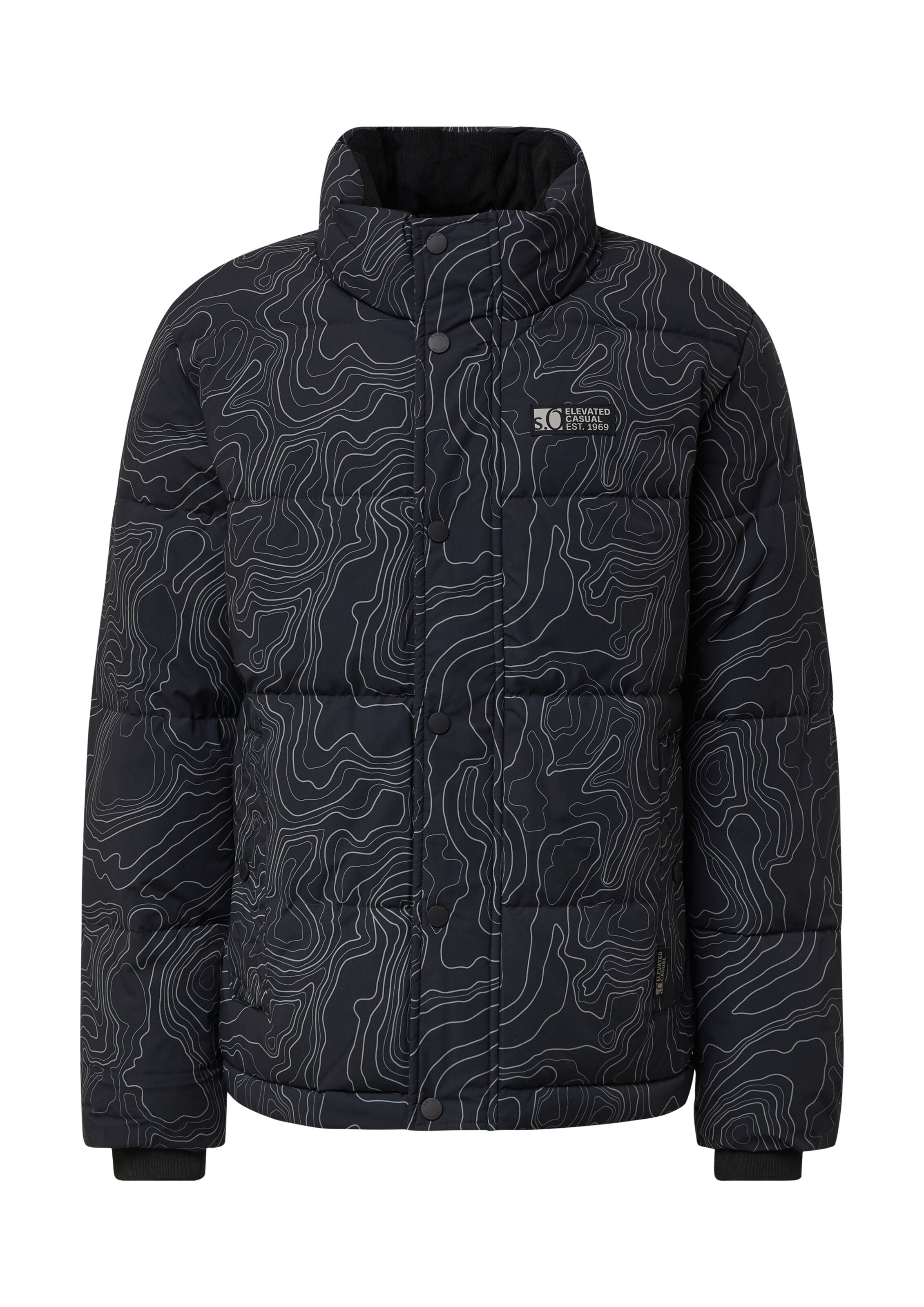 s.Oliver Winter Jacket in Black: front