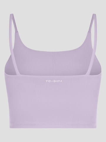 YO-GAYA Bustier Sport bh 'Sports Bra' in Lila