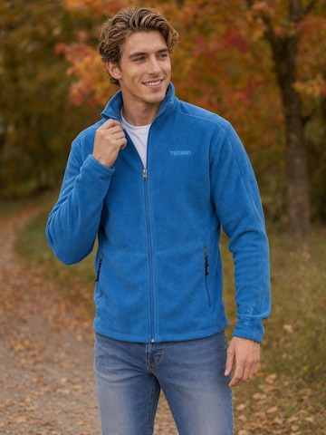 TENSON Gebreid vest in Blauw