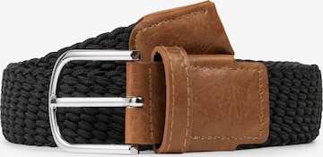 INDICODE JEANS Gürtel 'Alvin' in Schwarz: Vorderseite