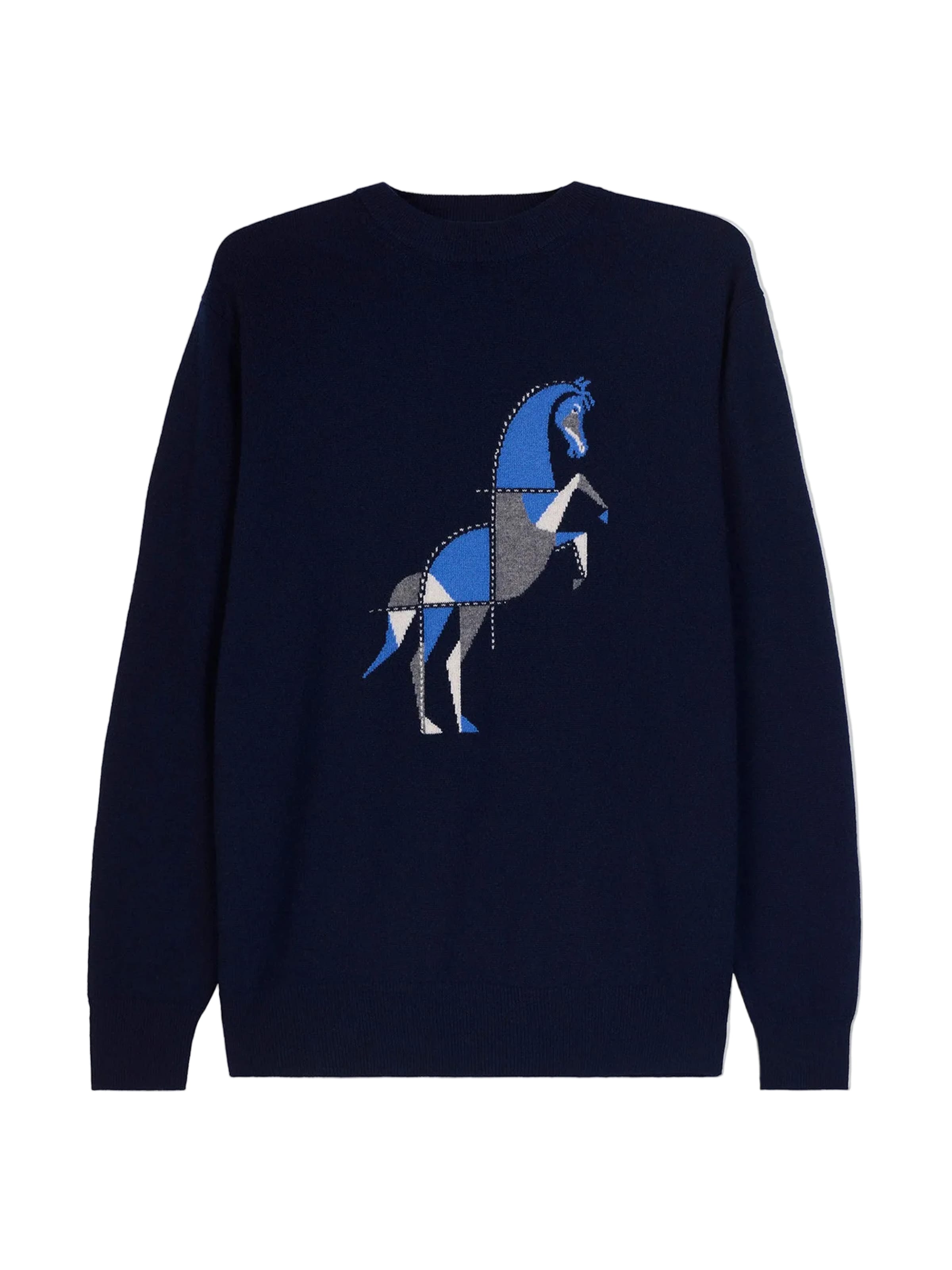 GOBI Cashmere Sweater in Blue: front