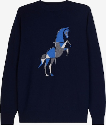 GOBI Cashmere Neulepaita värissä sininen: etupuoli