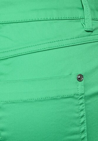 STREET ONE Slimfit Hose in Grün