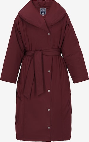 Manteau mi-saison DreiMaster Maritim en rouge : devant