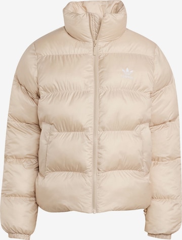 Veste d’hiver 'Adicolor' ADIDAS ORIGINALS en beige : devant