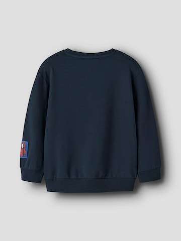 NAME IT Sweatshirt 'NMMALBIE SPIDER' in Blue